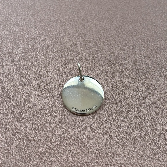 Tiffany & Co. Silver Initial Disc “S” Pendant - Picture 3 of 5